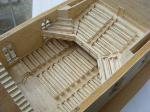 Taking shape inside